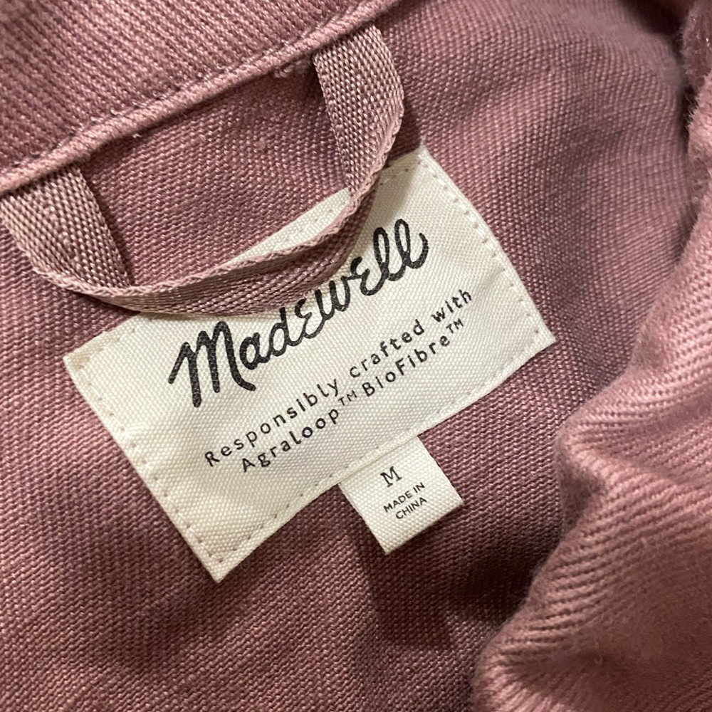 Madewell Mauve-Pink Utility Jacket - Picture 6 of 9